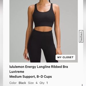 Lululemon Sports Bra